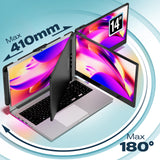 Teamgee 14" Laptop Screen Extender,  FHD 1080P IPS Laptop Monitor Extender, Built-in Stand/Speaker, Dual Screen Portable Monitor for 13”-17” Laptop PC Mac Phone PS4/5 Xbox Switch